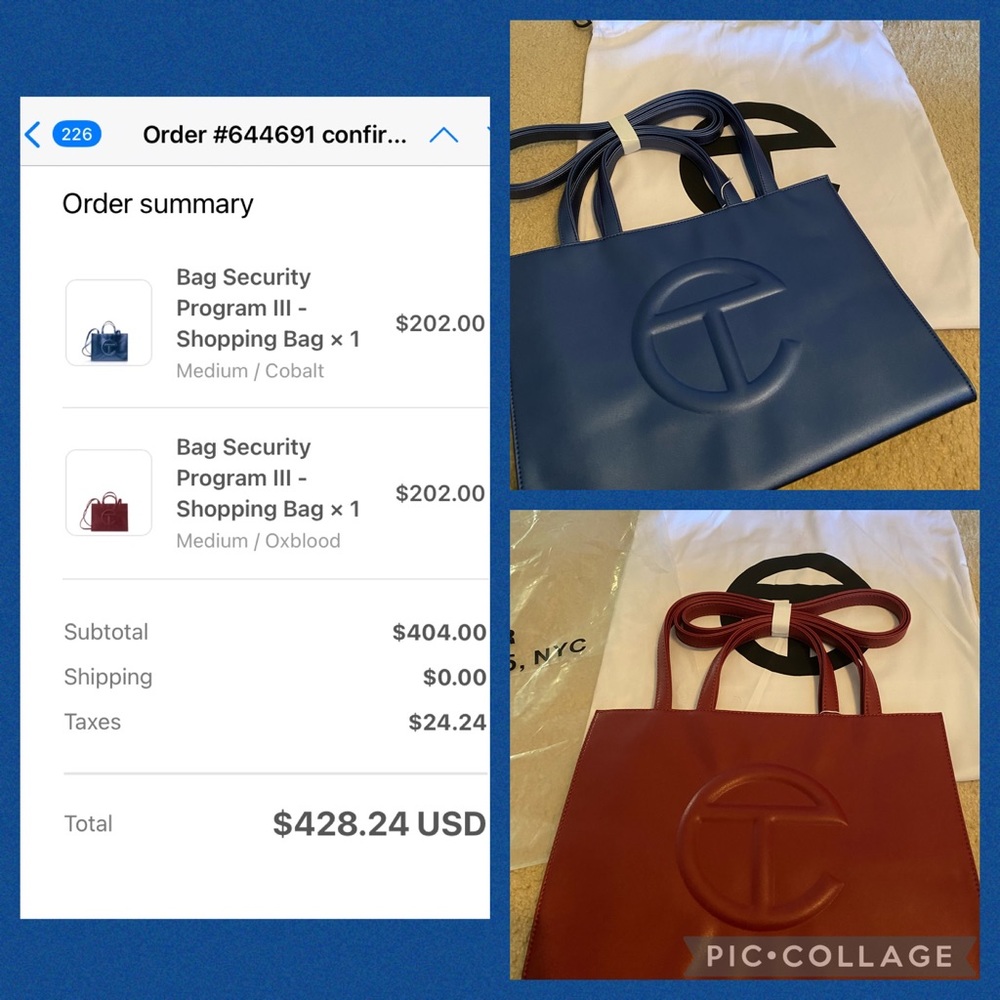 Telfar Shopping Totes